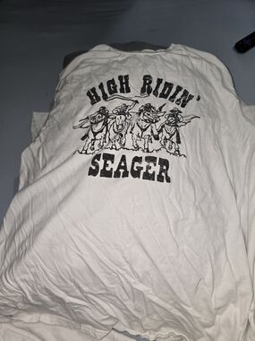 Seager High Ridin' Graphic Short Sleeve Tee - White